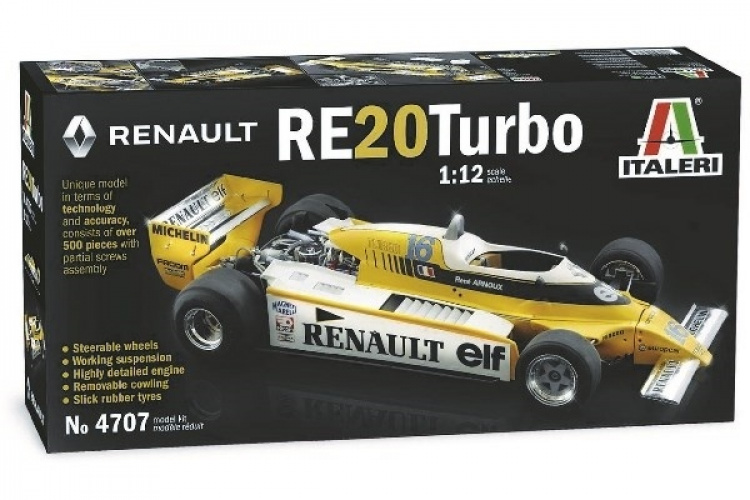 Italeri 1:12 Renault RE 23 Turbo F1