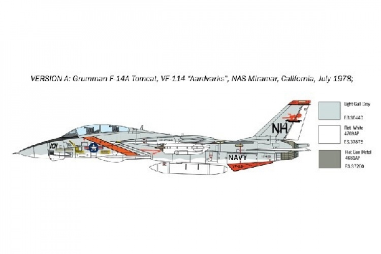 Italeri 1:72 F-14A \'Tomcat\'