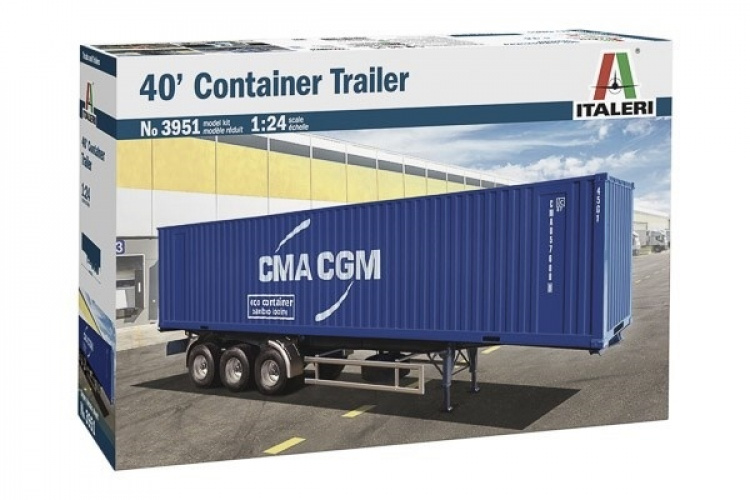 Italeri 1:24 40\' containertrailer