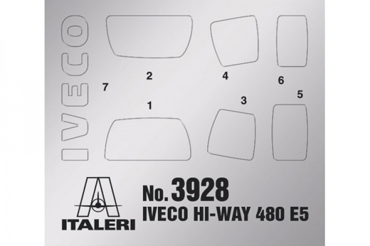 Italeri 1:24 IVECO Hi-Way 480 E5 (lavt tak)