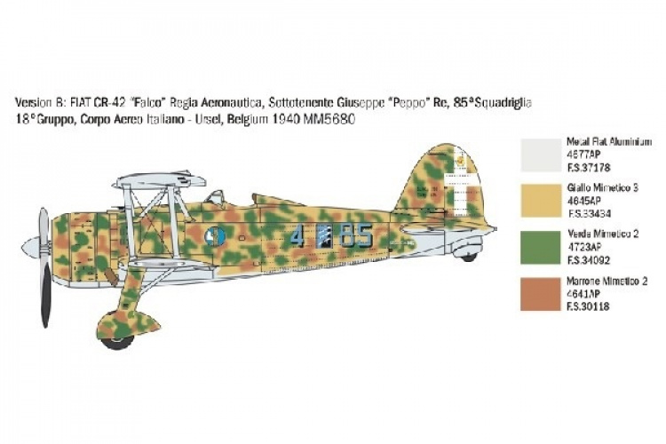 Italeri 1:48 Fiat CR.42 \'Falco\'