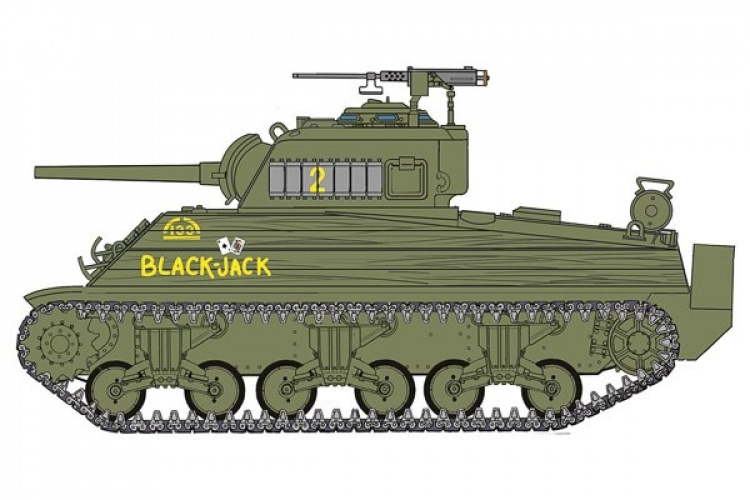 Italeri 1:35 M4A2 U.S. Marine Corps