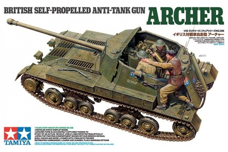 Tamiya 1/35 Britisk selvdrevet panservernkanon Archer