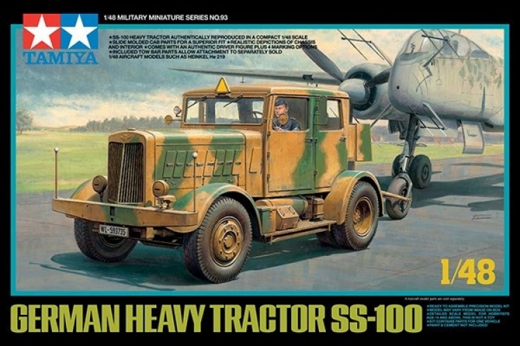 Tamiya 1/48 tysk tung traktor SS-100