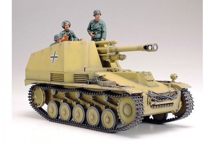 Tamiya 1/35 Tysk selvdrevet haubits Wespe \'Italian\'