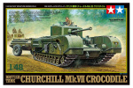 Tamiya 1/48 britisk stridsvogn Churchill Mk.VII Crocodile