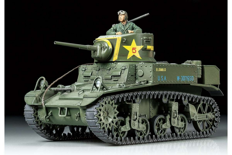 Tamiya 1/35 U.S. Light Tank M3 Stuart sen produksjon