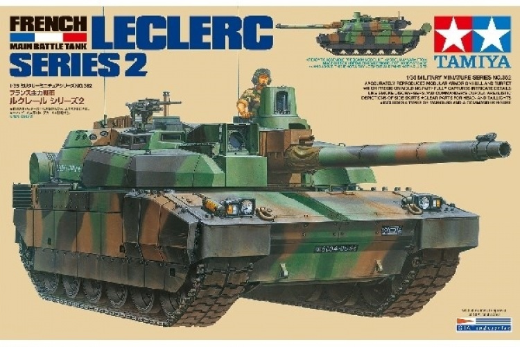 Tamiya 1/35 Fransk hovedstridsvogn Leclerc Series 2