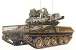 Tamiya 1:35 U.S. luftbåren stridsvogn M551 Sheridan (Vietnamkrigen)