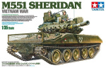 Tamiya 1:35 U.S. luftbåren stridsvogn M551 Sheridan (Vietnamkrigen)