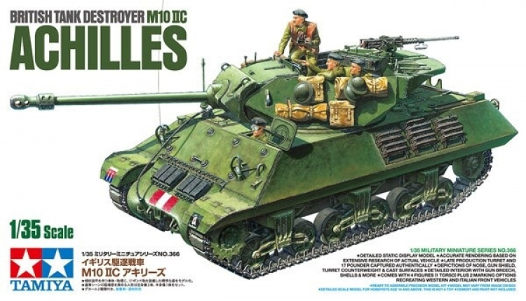 Tamiya 1:35 Britisk stridsvognjager M10 IIC Achilles