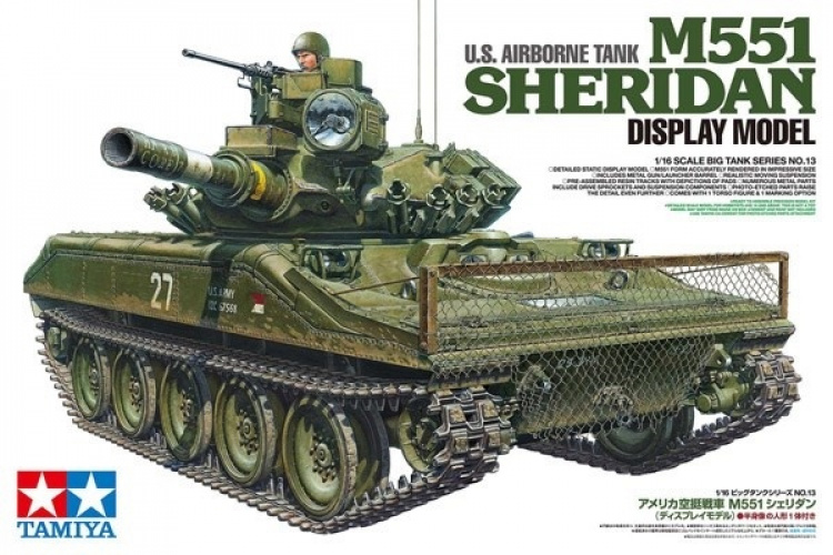 Tamiya 1:16 U.S. luftbåren stridsvogn M551 Sheridan