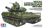 Tamiya 1:16 U.S. luftbåren stridsvogn M551 Sheridan