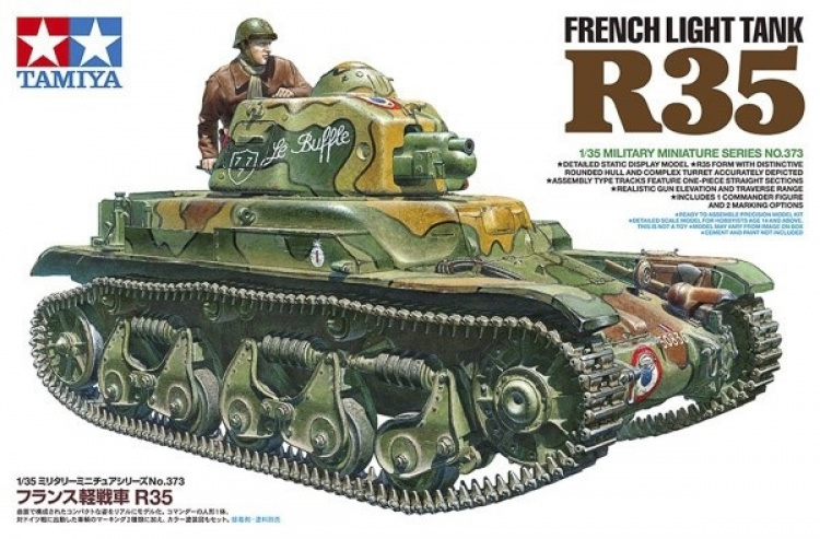 Tamiya 1:35 Fransk lett stridsvogn R35