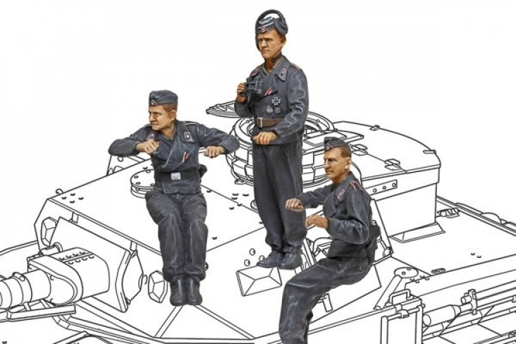 Tamiya 1/35 Tysk stridsvogn Panzerkampfwagen IV Ausf.F