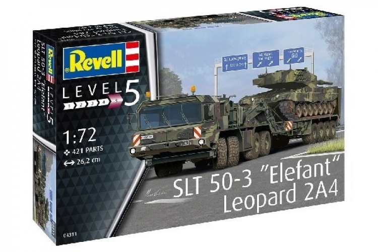 Revell 1:72 SLT 50-3 \'Elephant\' + Leopard 2A4