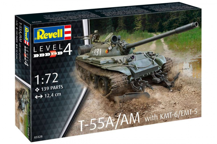 Revell T-55A/AM med KMT-6/EMT-5