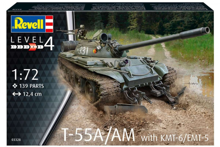 Revell T-55A/AM med KMT-6/EMT-5