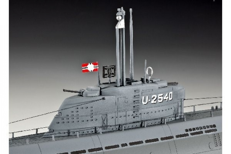 Revell U-båt XXI Type w, interiør