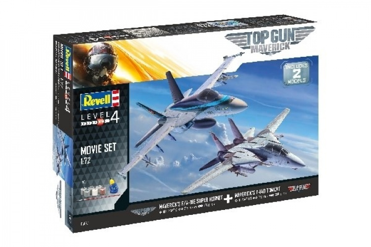 Revell 1:72 Gavesett \'Top Gun 2 Movie Set\'