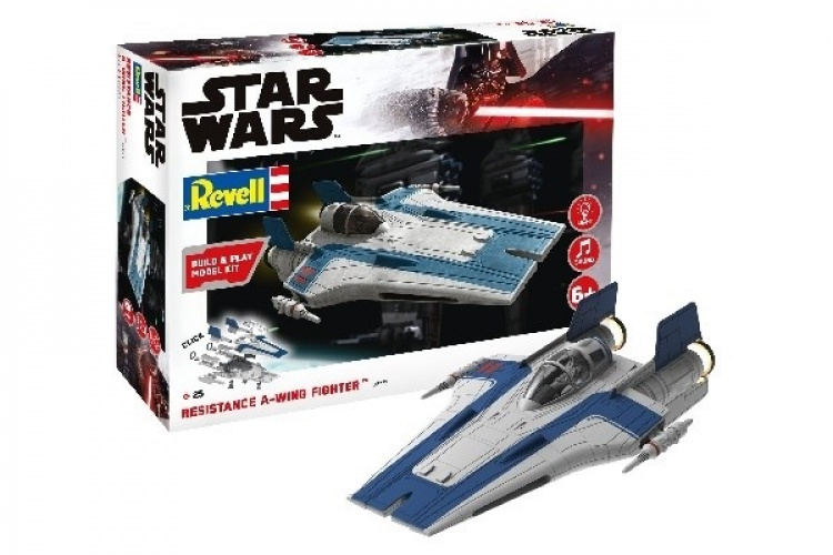 Revell 1:44 Motstandsbevegelsen A-wing Fighter, blå Revell 1:44 Motstandsbevegelsen A-wing Fighter, blå