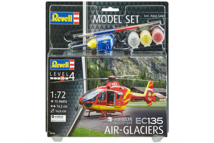 Revell Modellsett EC135 AIR-GLACIERS