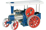 Wilesco D405 Damptraktor, blå