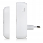 Byron Trådløs dørklokke med stofffront Plug-in 230V Byron Trådløs dørklokke med stofffront Plug-in 230V