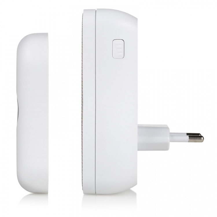 Byron Trådløs dørklokke med stofffront Plug-in 230V Byron Trådløs dørklokke med stofffront Plug-in 230V