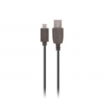Maxlife USB - USB-C Kabel (Hurtiglading 2A), 20 cm, Svart
