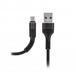 MXUC-01 USB-C-kabel (2A) for hurtiglading, svart MXUC-01 USB-C-kabel (2A) for hurtiglading, svart