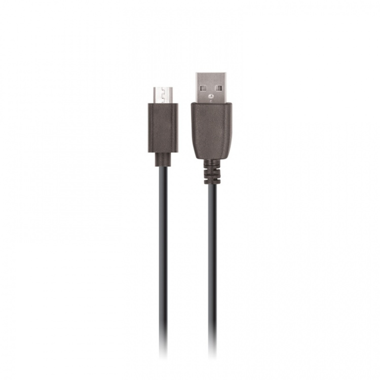 MXTC-01 Vegglader USB, hurtiglading (2,1 A) + microUSB-kabel, svart