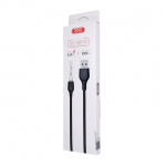 XO NB103 USB - USB-C-kabel (2,1A) 1 m, svart