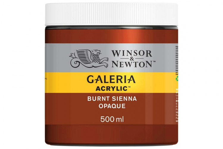 Galeria Akryl 500 ml Burnt Sienna Opaque 077