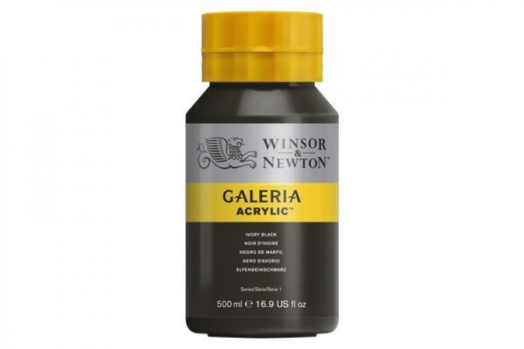 Galeria Akryl 500 ml elfenbenssvart 331
