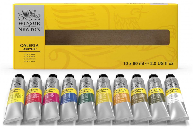 GALERIA ACRYLIC 10x60 ml sett GALERIA ACRYLIC 10x60 ml sett