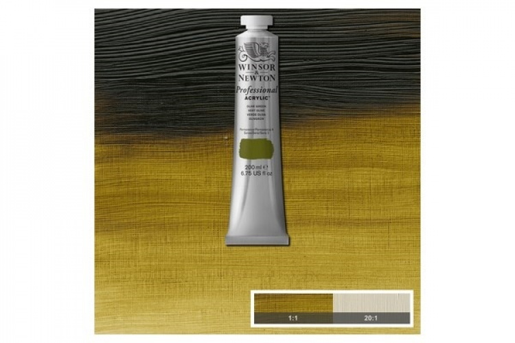 Prof Acrylic 200ML OLIVEGRØNN 447