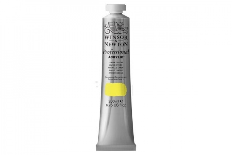 Prof Acrylic 200ML LEMON YELLOW 346