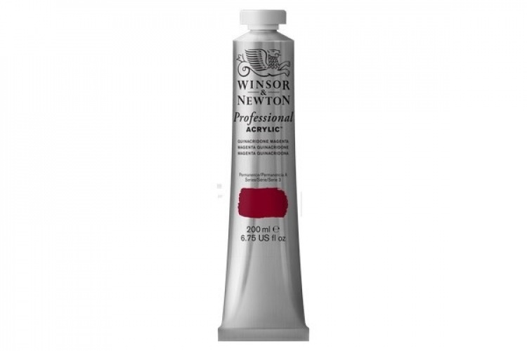 Prof Acrylic 200ML QUINACRIDONE MAGENTA 545 Prof Acrylic 200ML QUINACRIDONE MAGENTA 545