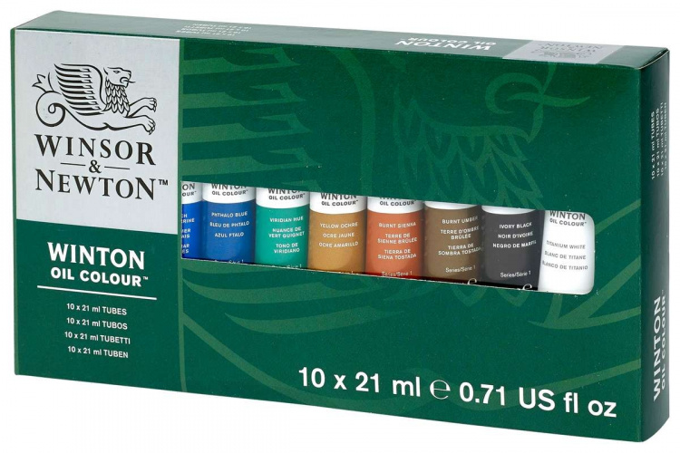 Winton oljefargesett 10x21 ml