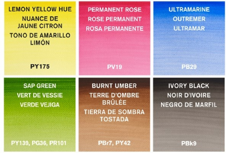 Cotman Water Colour Tubset 6x8 ml Cotman Water Colour Tubset 6x8 ml