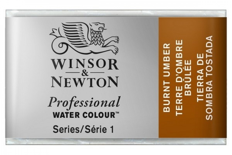 Prof Water Colour Pan/W Burnt Umber 076 Prof Water Colour Pan/W Burnt Umber 076