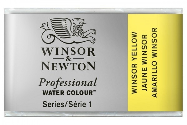 Prof Water Colour Pan/W Winsor Yellow 730 Prof Water Colour Pan/W Winsor Yellow 730