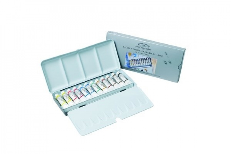 Profesjonell akvarellfarge 12 x 5 ml tuber