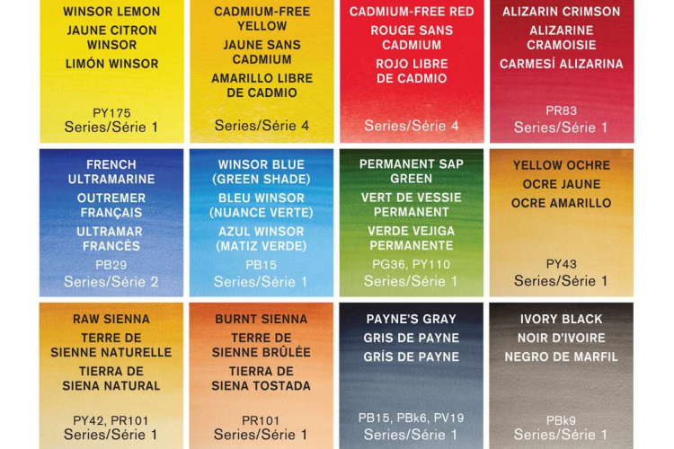 Professional Watercolour 12x½ potter