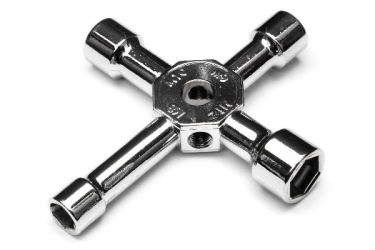 4-veis glødepluggnøkkel (liten)