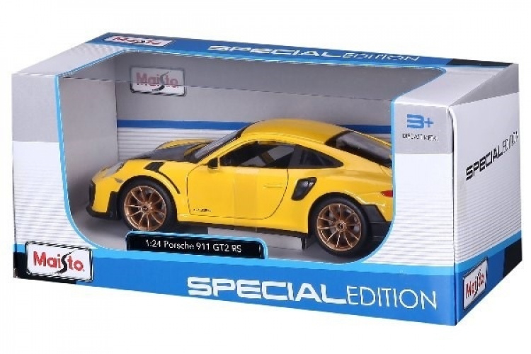Porsche 911 GTS R2 1:24 Gul