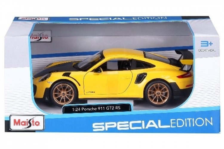 Porsche 911 GTS R2 1:24 Gul