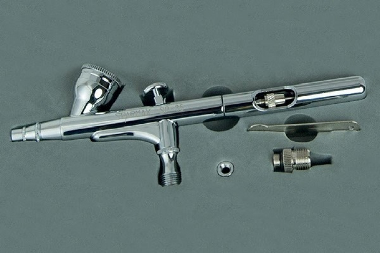 Airbrush SP-35, 0,35 mm tyngdekraftsmating 2cc