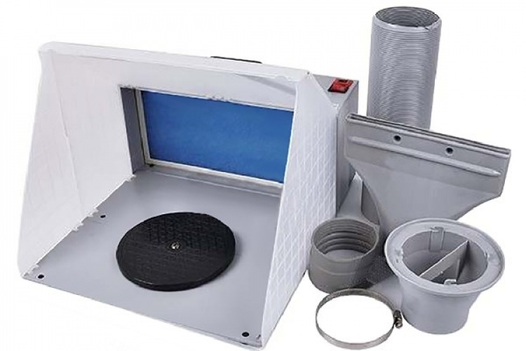 Sprøytekabinett inkl. luftslange 100-240V